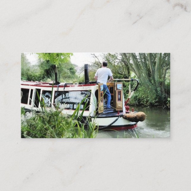 NARROWBOATS VISITKORT (Framsida)