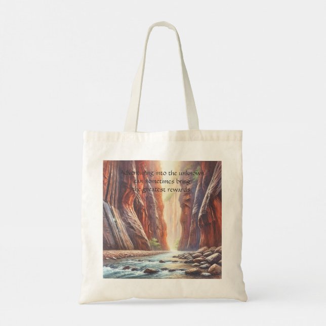 Narrows/Zion National Park & Quote Tygkasse (Baksida)