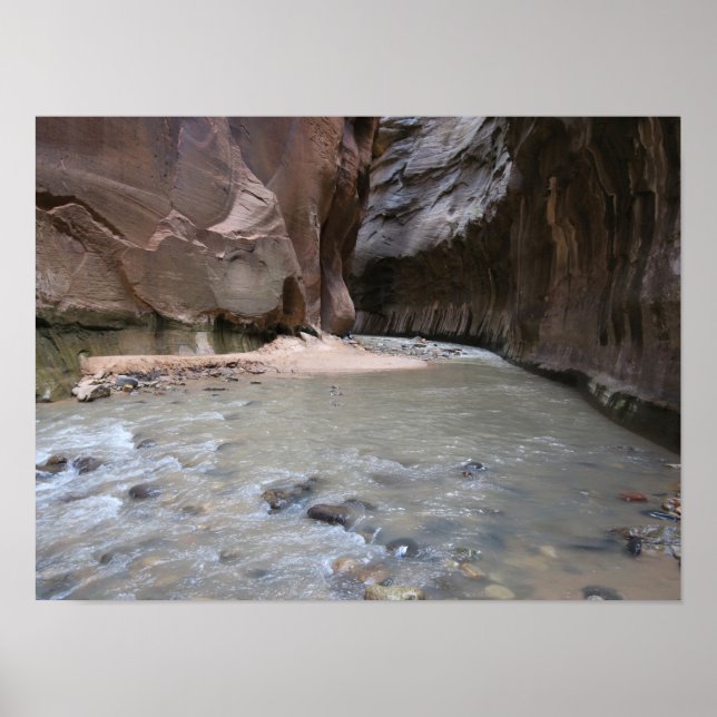 Narrows Zion nationalpark Poster (Framsidan)