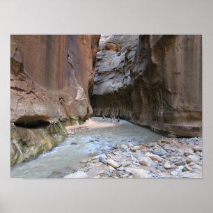 Narrows Zion nationalpark Poster