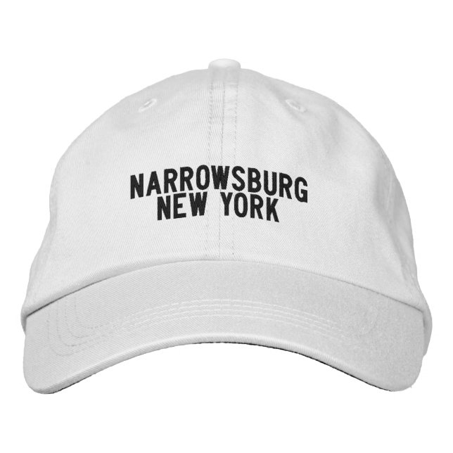 Narrowsburg  New York Hatt Broderad Keps (Framsida)