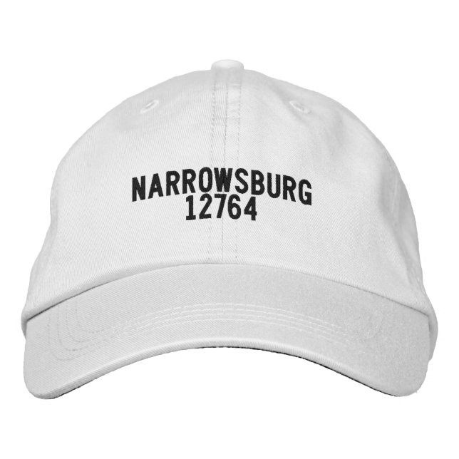 Narrowsburg  New York Hatt Broderad Keps (Framsida)