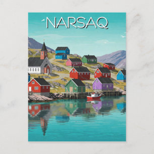 Narsaq Grönlandsresor Vykort