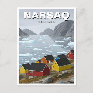 Narsaq Grönlandsresor Vykort