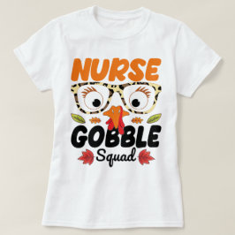 Närse Turkiet Gobble Squad Nursing Älskare Funny M T Shirt
