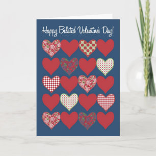 Närstående Valentinkort, hjärtan och Ro Helgkort