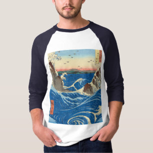 Naruto-virvlar, Awa-provinsen, 1855 av Hiroshige T Shirt