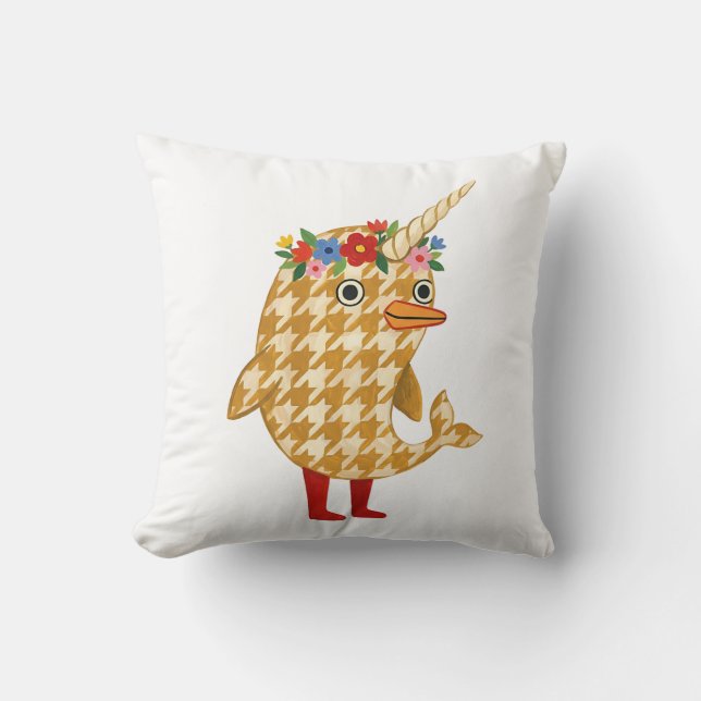 Narval Blomkrona Kuddcover Kudde (Framsida)