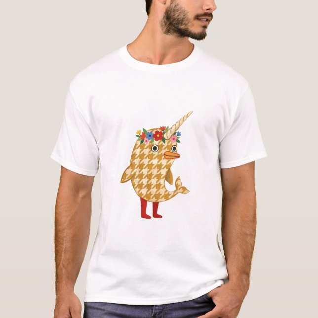 Narval Blomkrona T-Shirt (Framsida)