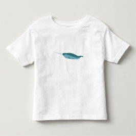 Narval i blå ocean t shirt