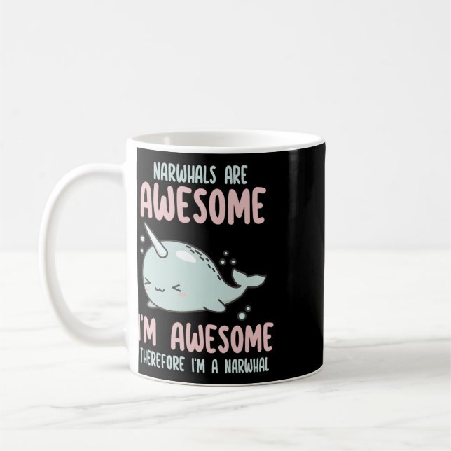 Narvalar Är Fantastiska Jag Är Fantastisk Därför Ä Kaffemugg (Vänster)