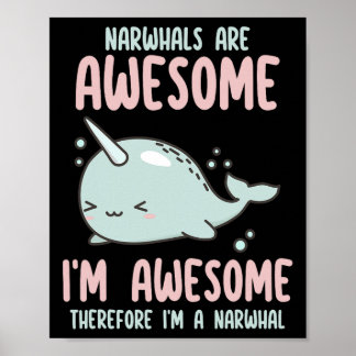 Narvalar Är Fantastiska Jag Är Fantastisk Därför Ä Poster