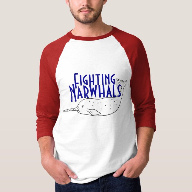 narvalo stridighet, Narwhals T-shirt (Framsida)