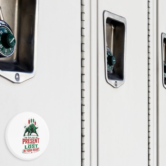 Närvarande eller förlorad i ditt huvud tjurhandels magnet (In Situ (Locker))