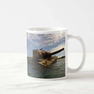 Närvarande Saipan som är förgången & Kaffemugg
