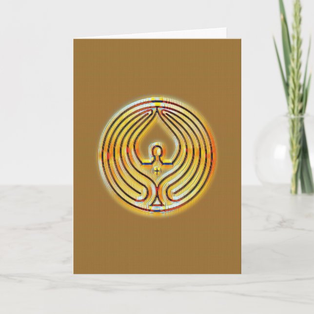 NÄRVARO - ANGEL - MASTERY - SUNSHINE ART CARD KORT (Framsida)