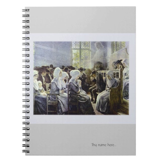 Närvaro i mitt anteckningsbok med spiral (Framsidan)