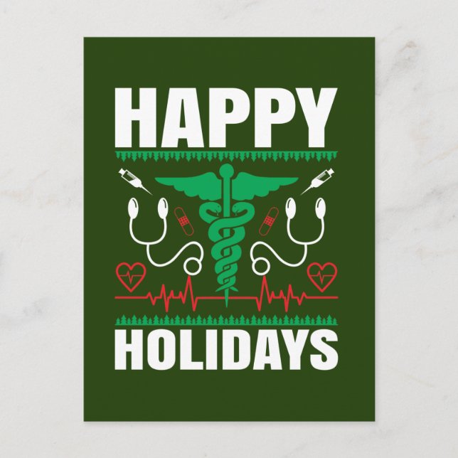 Närvaro julafton Glad helg (Framsida)