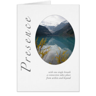 Närvaro Lake Louise Hälsningskort