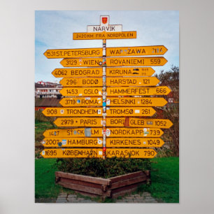 Narvik-skylt Poster