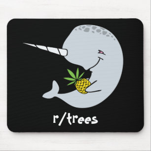 Narwhal ananas Mousepad Musmatta