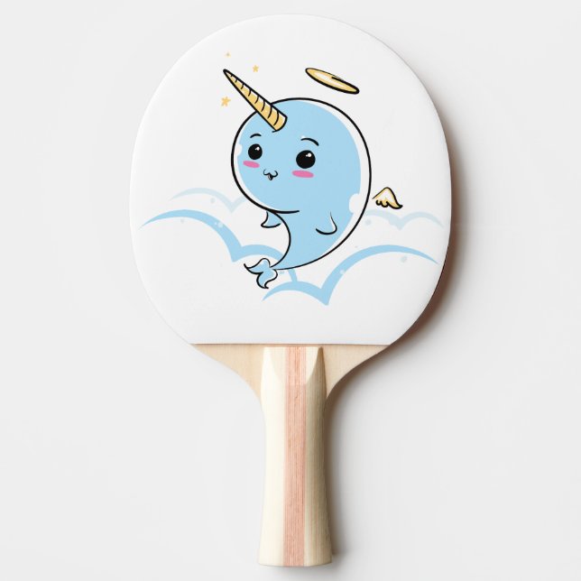 Narwhal Angel Cutie Pingisracket (Framsidan)