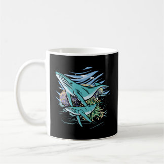 Narwhal Beluga Whale Orcas Whale Sharks Orca Kaffemugg