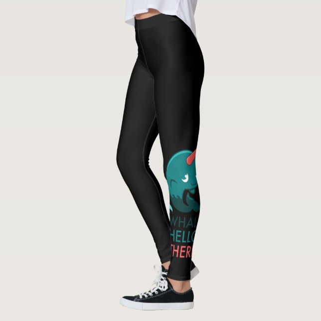 Narwhal damasker leggings (Vänster)