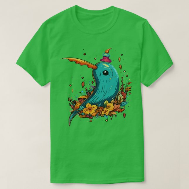 Narwhal Halloween T Shirt (Design framsida)