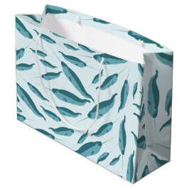 Narwhal i Blå oceanen Mönster