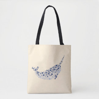 Narwhal in Dots Tygkasse