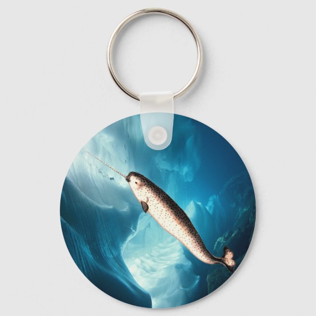 Narwhal Keychain Nyckelring (Framsida)
