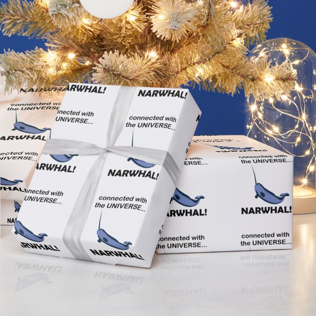 Narwhal kopplad till Universe Narwhal Presentpapper (Helgdagar)