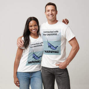 Narwhal kopplad till Universe Narwhal T Shirt