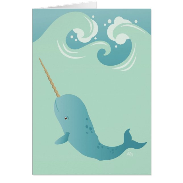 Narwhal kort (Framsidan)