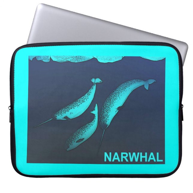 Narwhal Laptop Fodral (Framsidan)