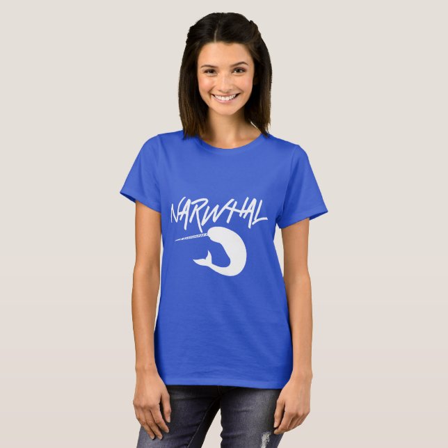 Narwhal magiT-tröja T Shirt (Hel framsida)