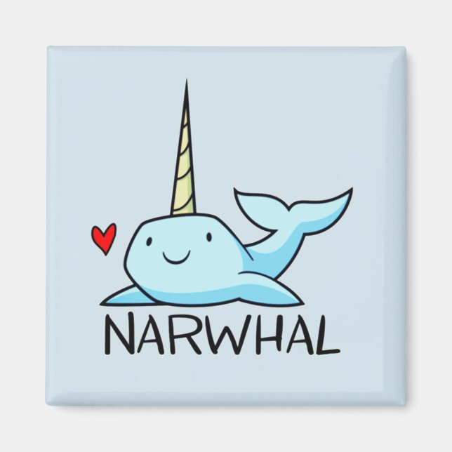 Narwhal Magnet (Framsidan)