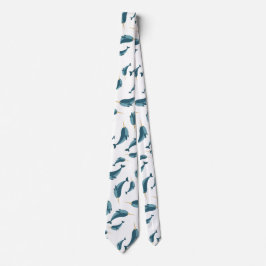 Narwhal Mönster Neck Tie Slips