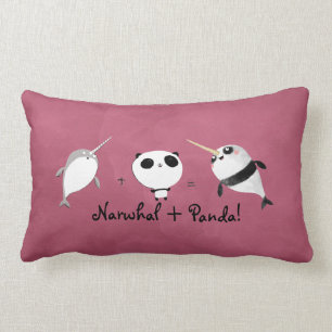 Narwhal plusPanda! Lumbarkudde