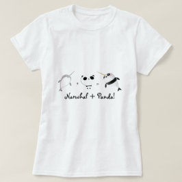 Narwhal plusPanda! Tee