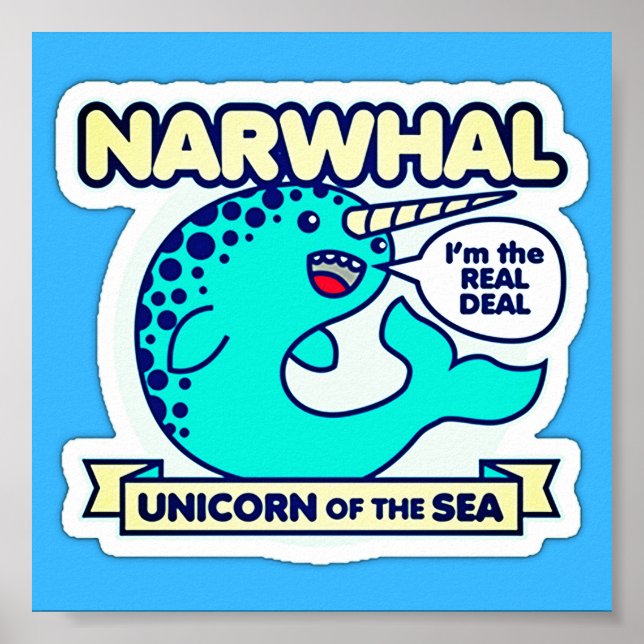 Narwhal Poster (Framsidan)
