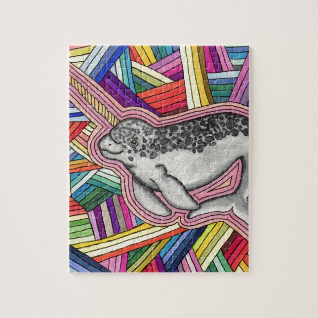 Narwhal Pussel (Vertikal)