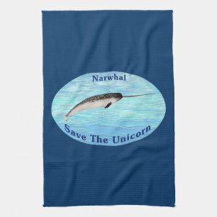 Narwhal - Spara Unicorn Kökshandduk