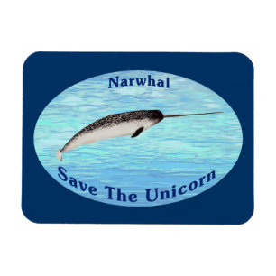 Narwhal - Spara Unicorn Magnet
