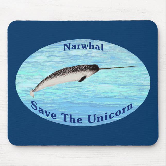 Narwhal - Spara Unicorn Musmatta (Framsidan)