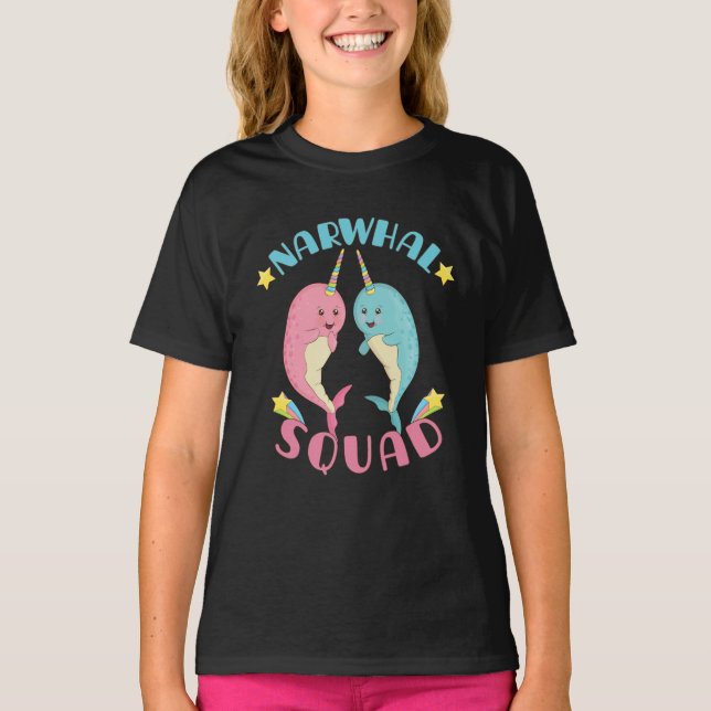 Narwhal Squad T Shirt (Framsida)