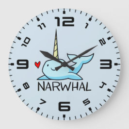 Narwhal Stor Klocka
