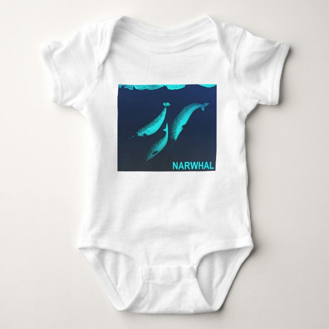 Narwhal T Shirt (Framsida)