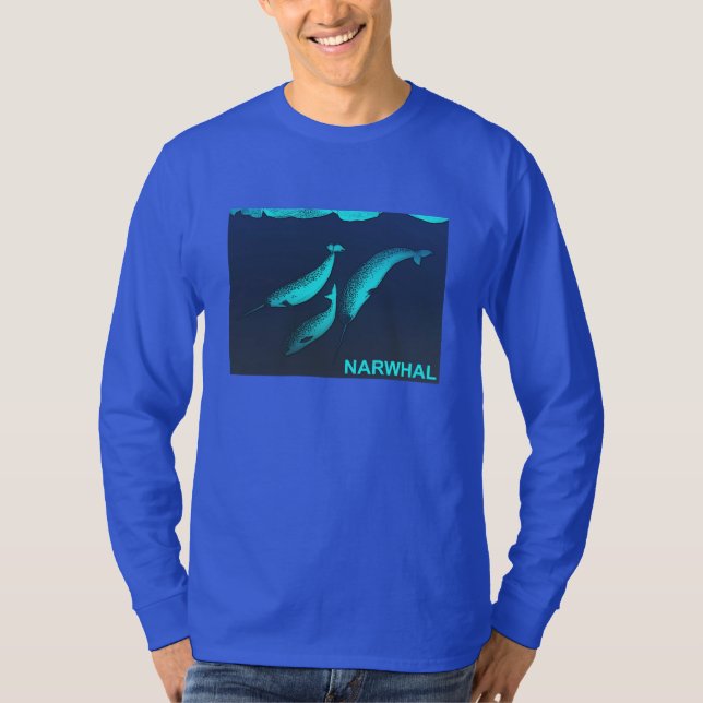 Narwhal Tee Shirt (Framsida)